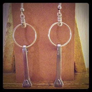 Horseshoe Nail Earrings
